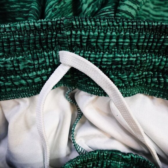 Adidas Basketball Shorts Medium Green Game Issued George Mason Patriots - Picture 10 of 11